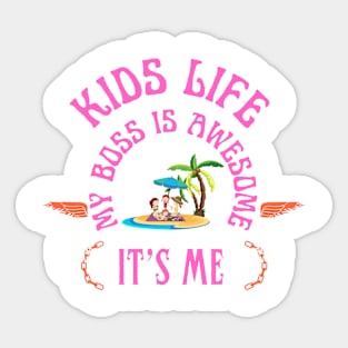 Who is the boss Kids Sticker